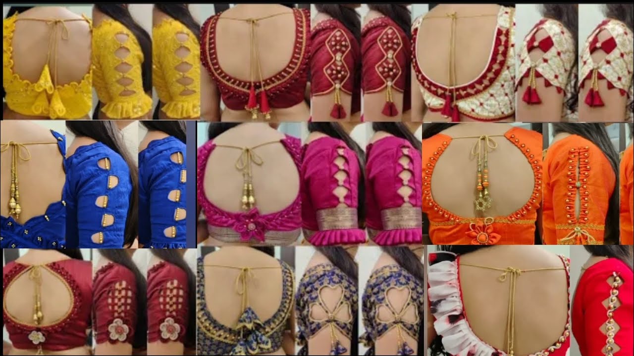 🎊🎊 60+ blouse sleeves ki design/ new model sleeves design idea latestblousedesign YouTube