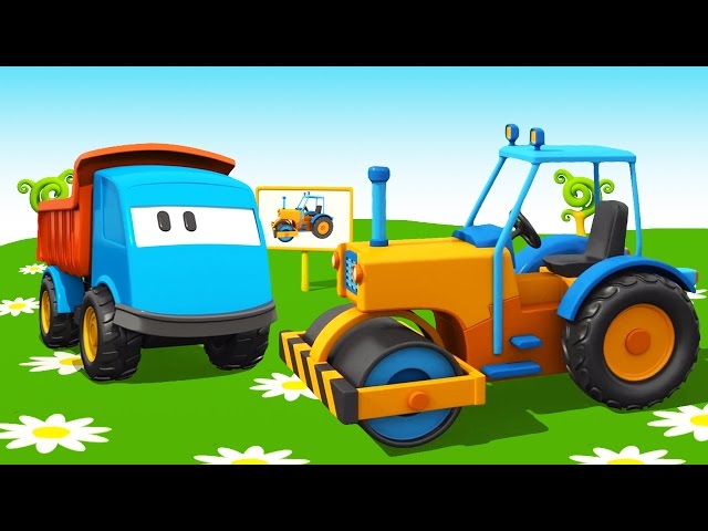 Cartoni Animati Per Bambini Leo Il Camion Curioso E Il Rullo Compressore Il Cartone Dei Piccoli