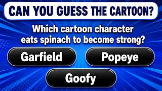 Cartoon Quiz Challenge | Guess 15 Cartoon Characters