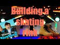 Building a 🛼skating ring🛼with the new Blocksburg update!!