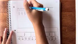 MAE 202 Project: Using Fraction Strips to Add and Subtract