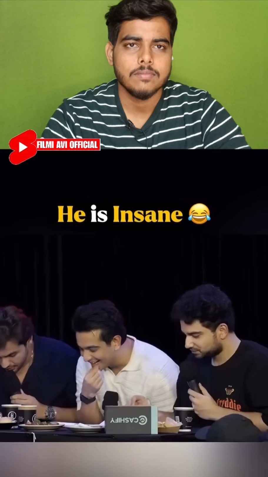 Ashish chanchlani , Ranveer allahbadia , Samay Raina Comedy Reaction Video | #shorts #trendingshorts