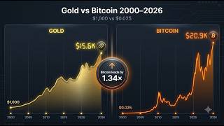 Gold Vs Bitcoin 1,000 Vs 0.025 Over 25 Years