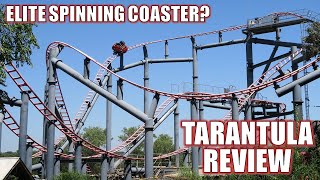 Tarantula Review, Parque de Atracciones de Madrid Maurer Spinning Coaster | An Elite Spinner?