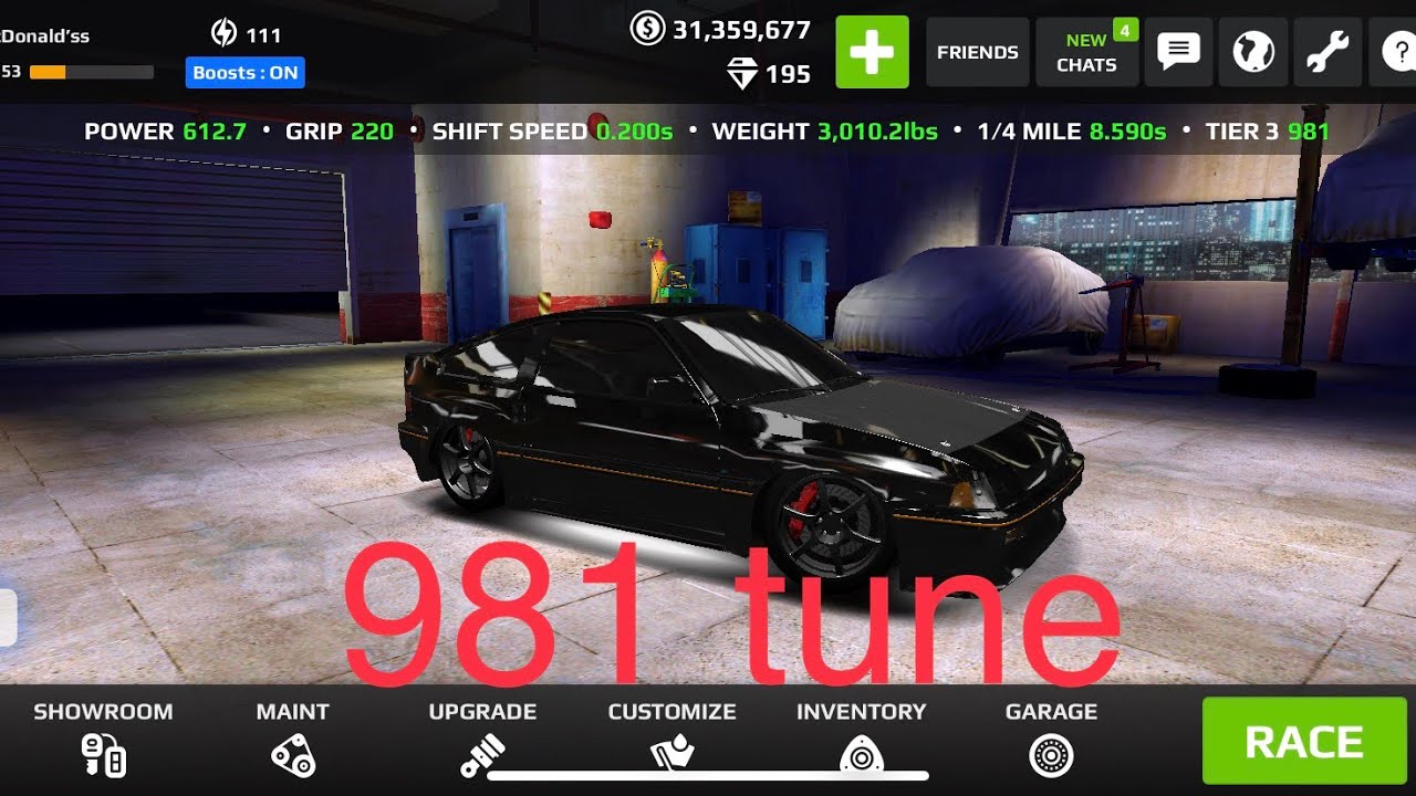 Rush racing 2 civic crx mugen 81 tune