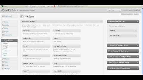 WordPress 3.0 built-in menu system