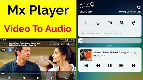 How To Play Video File As a Audio (Mp3) On Mx Player | Mx Player Background Audio | Video To Audio