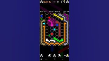How To Solve Flow Free Hexes Jumbo Pack Level 39 11x11 Board Walk Through Solution Walkthrough