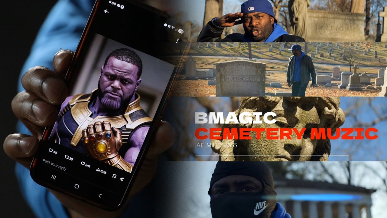 B MAGIC Back On His K*LLUMINATI SH*T Millz🎯 "CEMETERY MUZIC" JAE MILLZ DISS RESPONSE REACTION