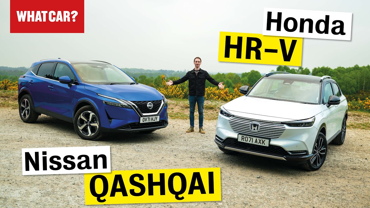 Обзор Honda HR-V и Nissan Qashqai — сравнение гибридных и умеренно-гибридных внедорожников | What...
