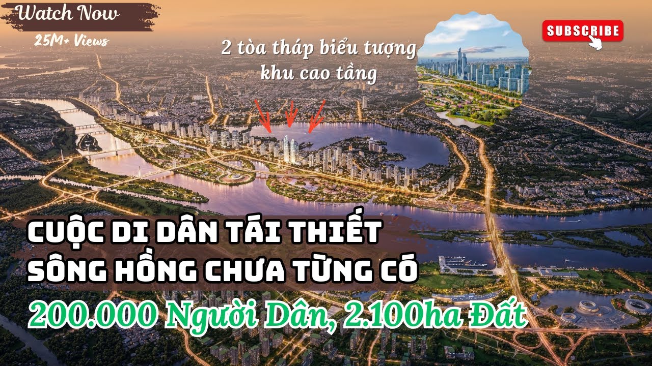 Cuộc Tái Thiết Phân Khu  Đô Thị Sông Hồng: Chiến Lược Di Dân Chưa Từng Có Trong Lịch Sử Hà Nội