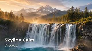 Skyline Calm Drowse Deep relaxation ambient music with calming ocean waves, slow breathing