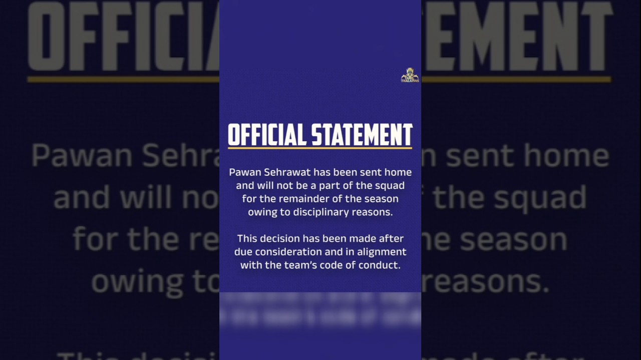 Pawan Sherawat released by Tamil thalaivas🤯 