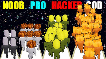NOOB vs PRO vs HACKER vs GOD Goofy Ahh Game