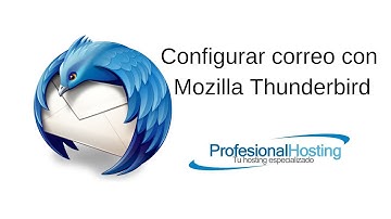 Configuración de correo con Mozilla Thunderbird