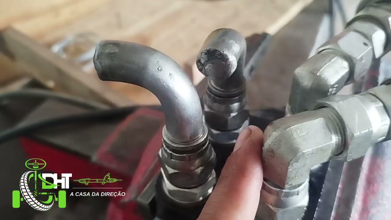 Orbitrol direção hidrostática com defeito de vazão, fulga interna