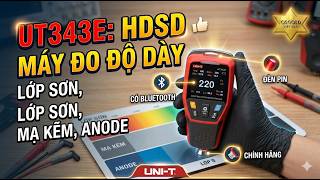 HDSD máy đo độ dày lớp mạ kẽm, anode, lớp sơn Uni-T UT343E