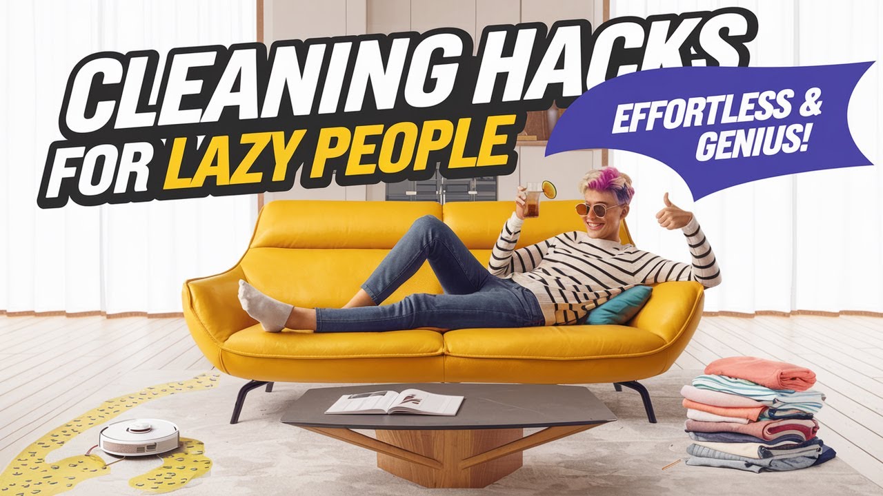 10 Cleaning Hacks for Lazy People 🧽 - YouTube