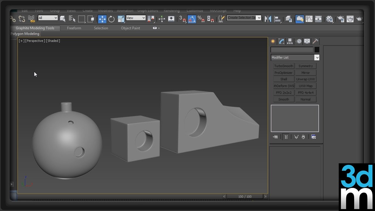 Using the Loop in 3ds to Extrude a Circle on Any Surface - 3dmotive -