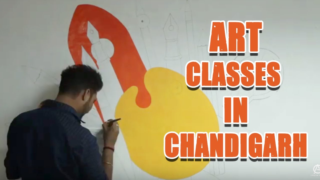 Art Classes in Chandigarh G Ahuja Arts 2K19 YouTube