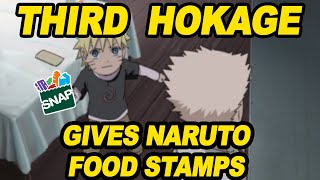 Third Hokage Gives Naruto Food Stamps