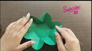 flower circle card || Full tutorial || scrapbook-6 ||Page -5|| card -1