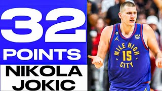 NIKOLA JOKIC FIRST EVER 30 PTS 20 REB 10 AST GAME