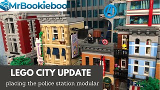 LEGO City Update - placing the new modular police station