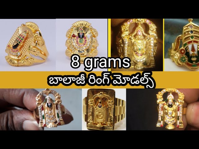 Incisive Gold Lord Balaji Ring
