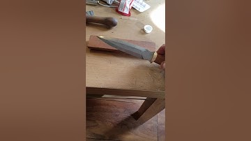 handmade dagger. no power tools. results