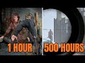 First Time Playing vs 500 Hours - Seraphite Overlook Grounded Permadeath (Last of Us Part 2)