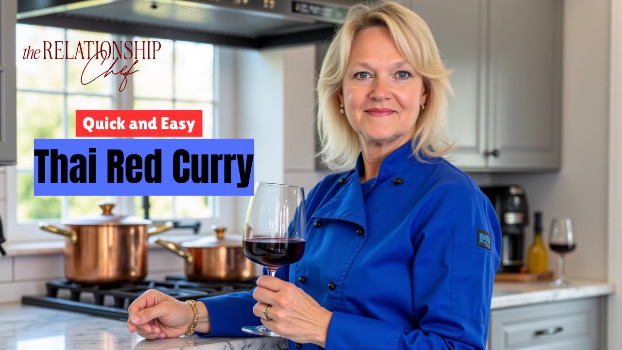 Thai Red Curry - the spice won’t blow your doors off, but the flavor will! 