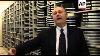 A mountainside in Virginia, just outside Washington, is home to a vast collection of movies, TV show National Audio Visual Conservation Center