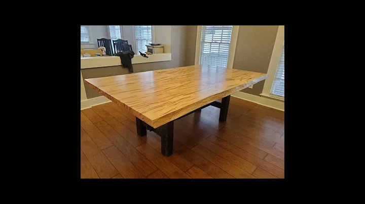 Start to Finish of Our Beautiful Dinning Room Table