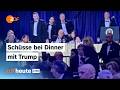 Schüsse bei Presse-Dinner mit Donald Trump – Sicherheitsbeamter angeschossen | ZDFheute Live