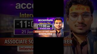 Interview Experience ✅🎉 25 Minutes #accenture #yt #accentureInterview #viral #assessment #ase #tcs