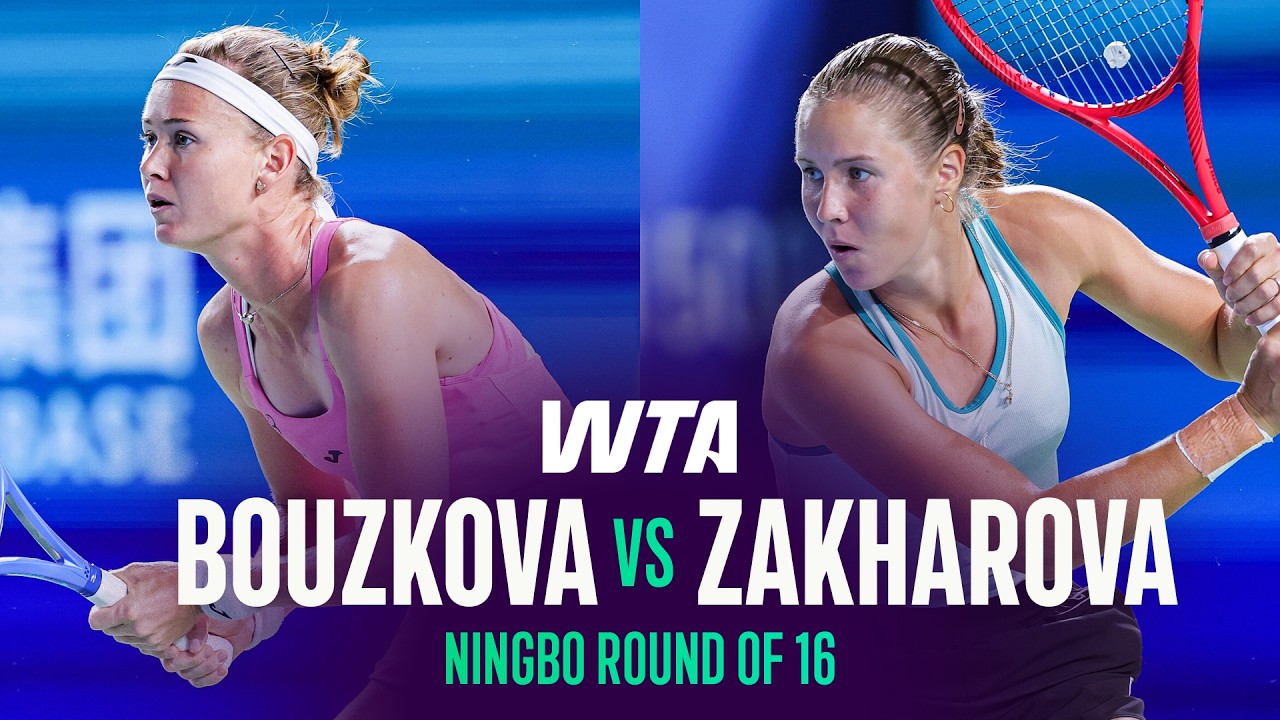 Marie Bouzkova vs Anastasia Zakharova | 2026 Ningbo Round of 16 | WTA Match Highlights video thumbnail