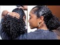 Vacation Wash Routine + EASY Protective Style!| Healthy Natural Hair