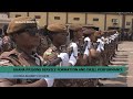 Ghana prisons service formation and drill performance