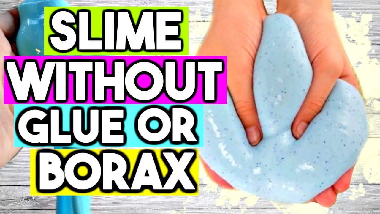 How To Make Slime Without Glue Or Borax 2 Ways Easy Asmr Slime Recipe