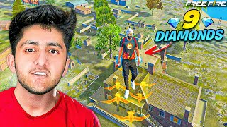 I Got SkyDive Skywing In 9 Diamonds 😍 Only Airdrop Challenge - Garena Free Fire