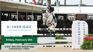 Watch the $62,500 Bainbridge Companies CSI5* 1.50m Speed