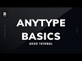 Anytype basics  objects types relations sets collections