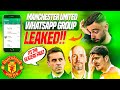 Man united whatsapp group leaked