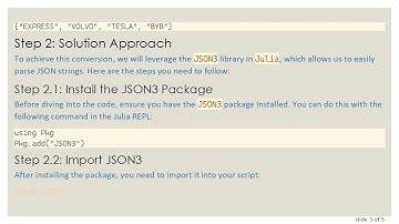 How to Convert a JSON String to an Array in Julia