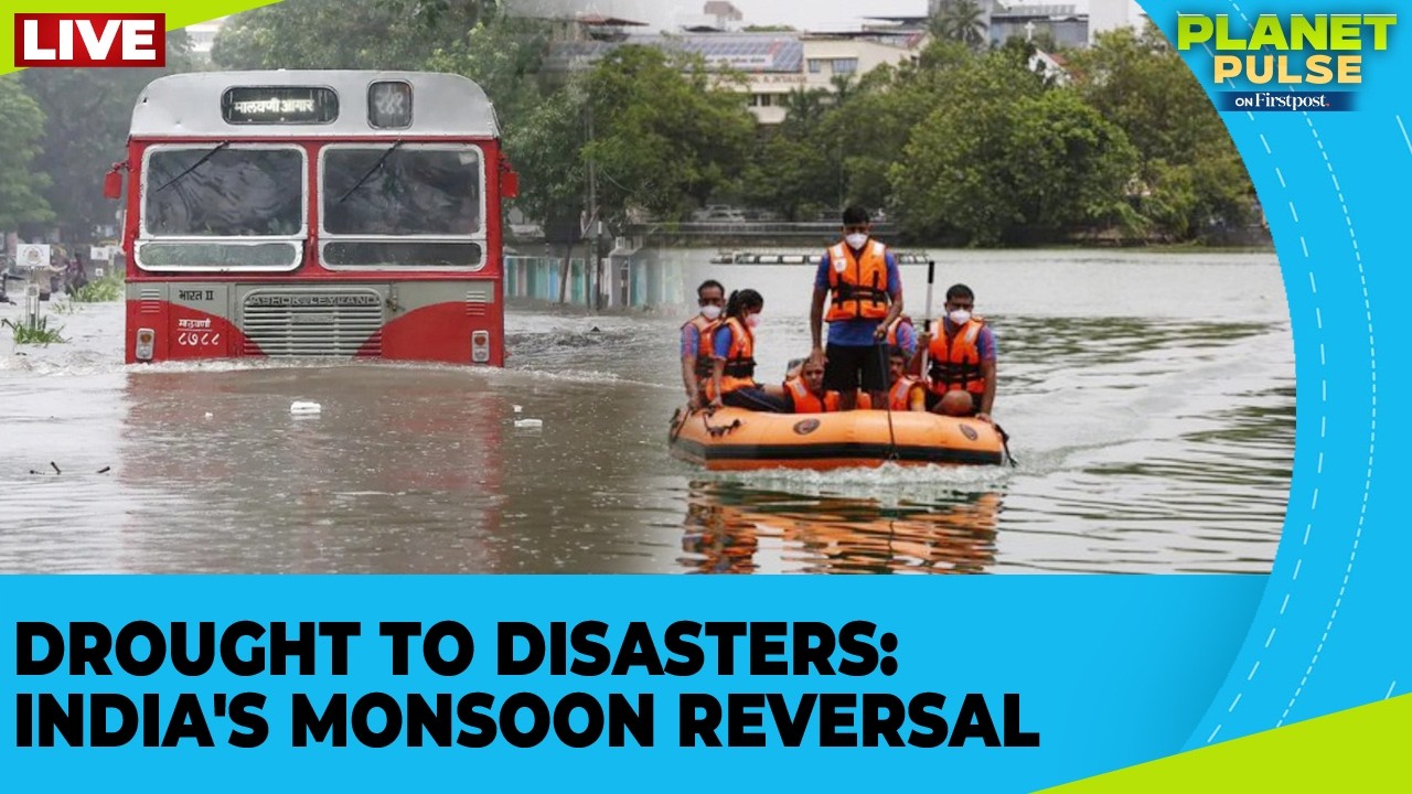 LIVE: India's Monsoon Fury Leaves Cities Flooded, Roads Broken and Lives Lost | Planet Pulse | N18G thumbnail