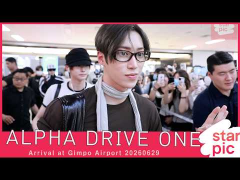 알파드라이브원 '잘생긴 알디원!' [STARPIC] ALPHA DRIVE ONE Arrival at Gimpo Airport 20260629
