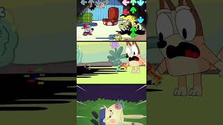 FNF Bluey Can Can vs SpongeBob Corrupted Meme Mod Gameplay #shorts