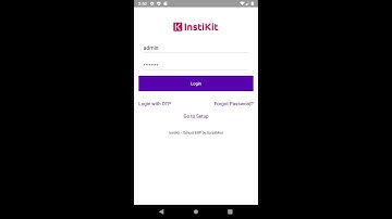 InstiKit School ERP - Native Android Mobile Application Demo