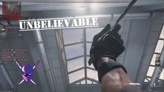 Virtually Impossible - HUGE Crossmap Throwing Knife Final Killcam in Free For All